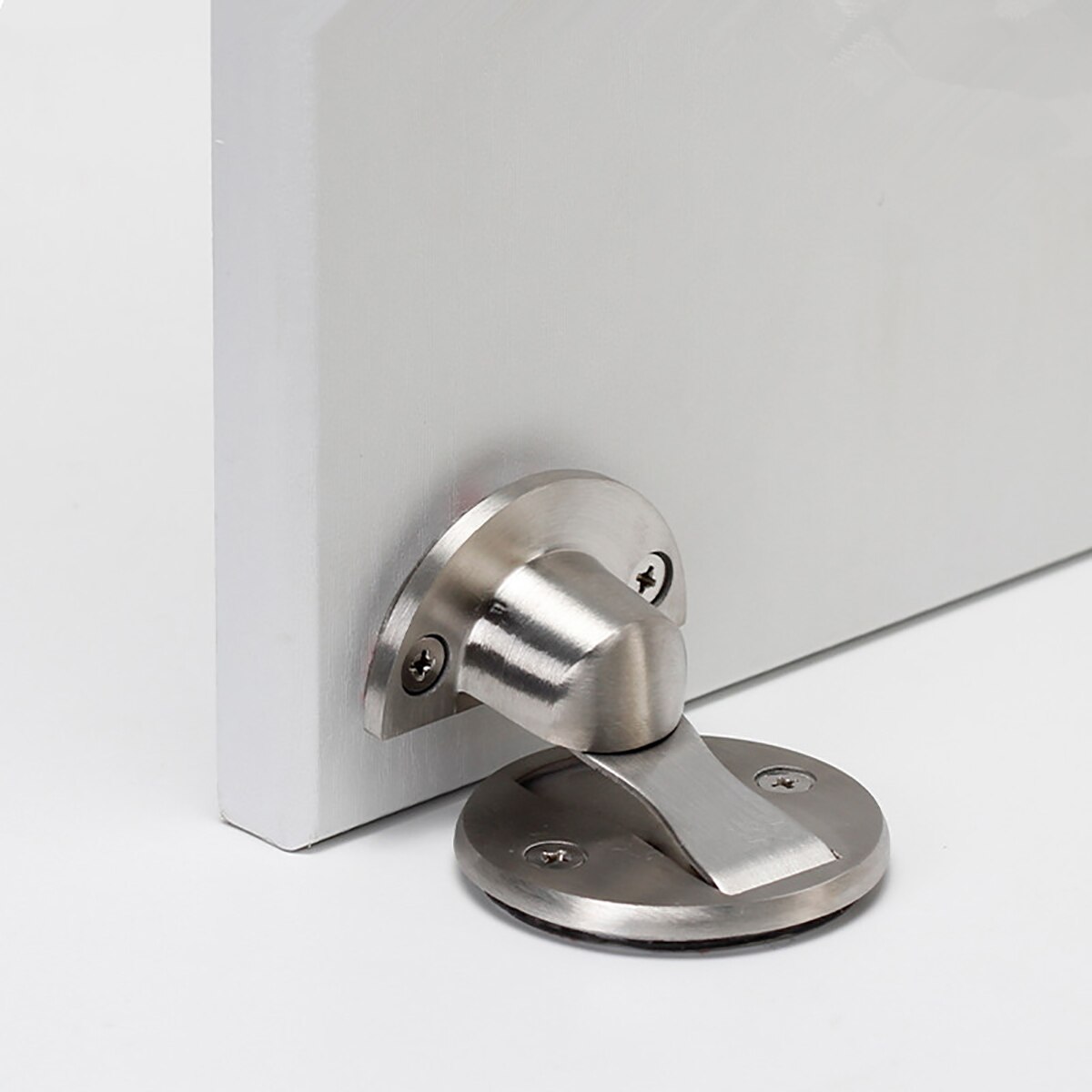 Pure 304 Stainless Steel Door Stop Strong Magnetic Bathroom Door stopper Wind-Proof -Proof interior Door Holder