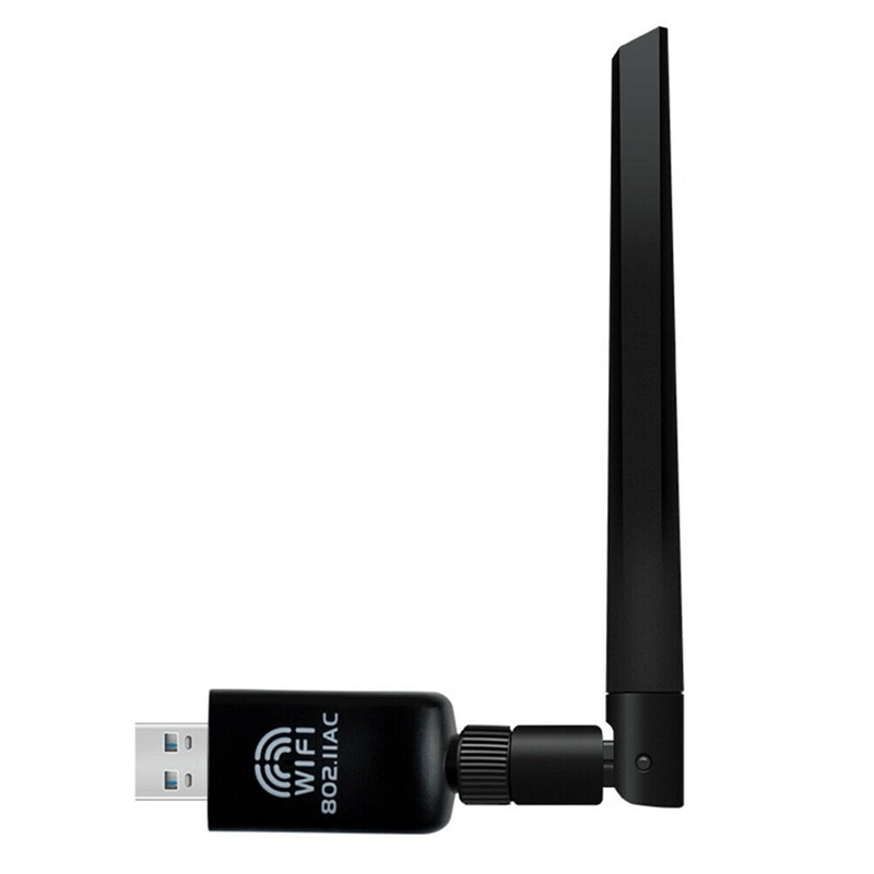 -1200Mbps USB Wifi adaptador inalámbrico de red tarjeta LAN de doble banda 2,4G/5 GHz con antena 802.11AC