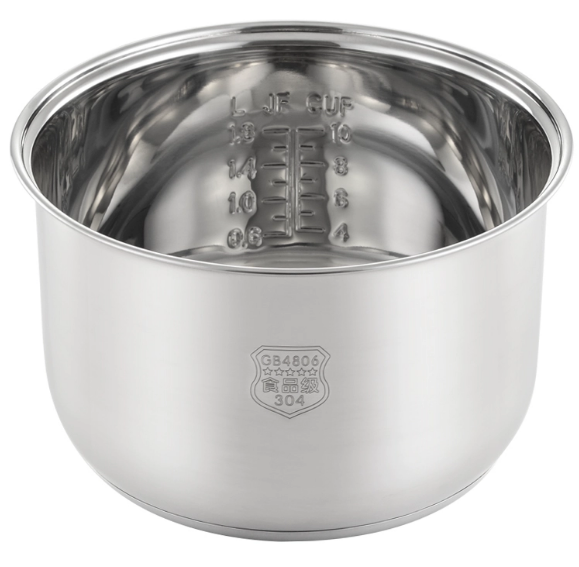 Stainless steel liner without coating ceramic glaze liner rice cooker rice cooker electric pressure cooker inner bowl 4L 5L 6L