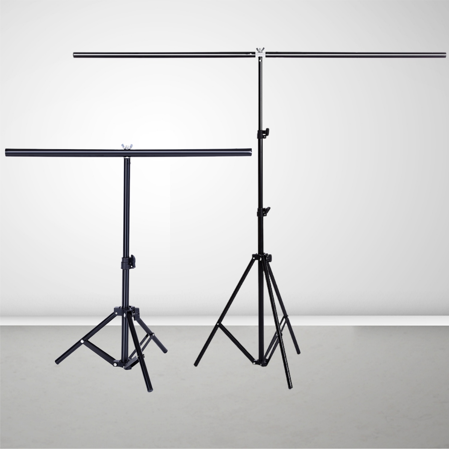 Sistema de soporte de fondo de PVC para fotografía, fondos de Metal para estudio fotográfico con bolsas