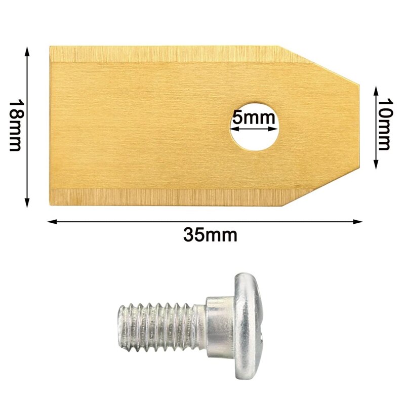 Lawn Mower Blade 36 Pcs Replacement Blades, Stainless Steel Mower Blade for Garden and Husqvarna Automower