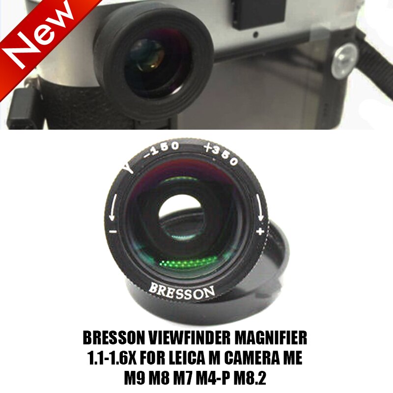 BRESSON – loupe de viseur 1.1-1.6x pour Leica M Camera ME M9 M8 M7 M4-P M8.2