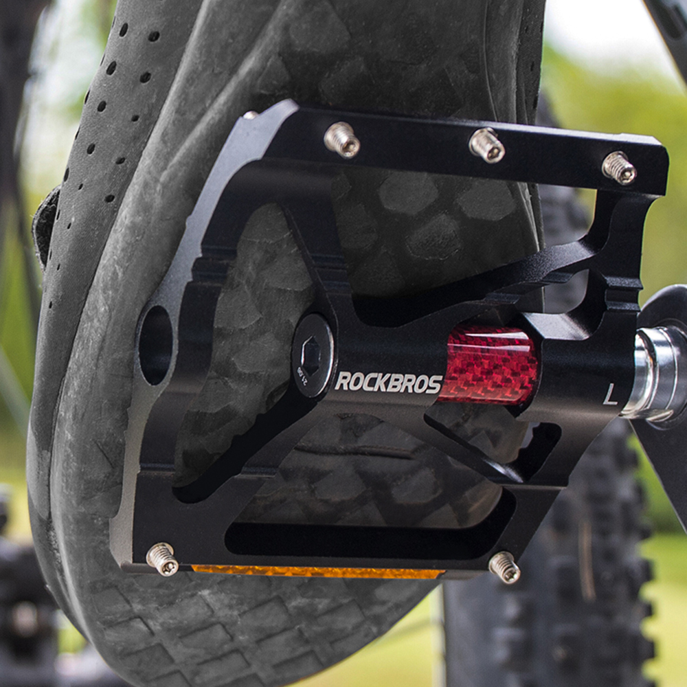 ROCKBROS Bicycle Pedal, Peilin Anti Slip Mountain Bike Pedal, Aluminum Alloy Riding Pedal, Mountain Bike Bicycle Accessories