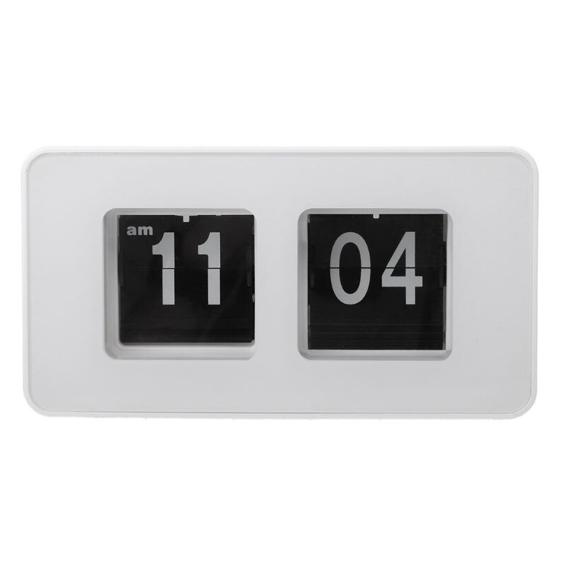 Retro Flip Classic Stijlvolle Desk Auto Moderne Wandklok