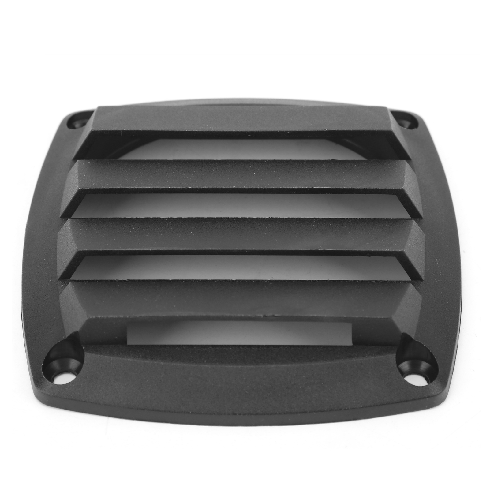 3 Zoll Marine Air Vent Grille Ventilation Kanal Lamellenabdeckung aus schwarzem Kunststoff für Yacht