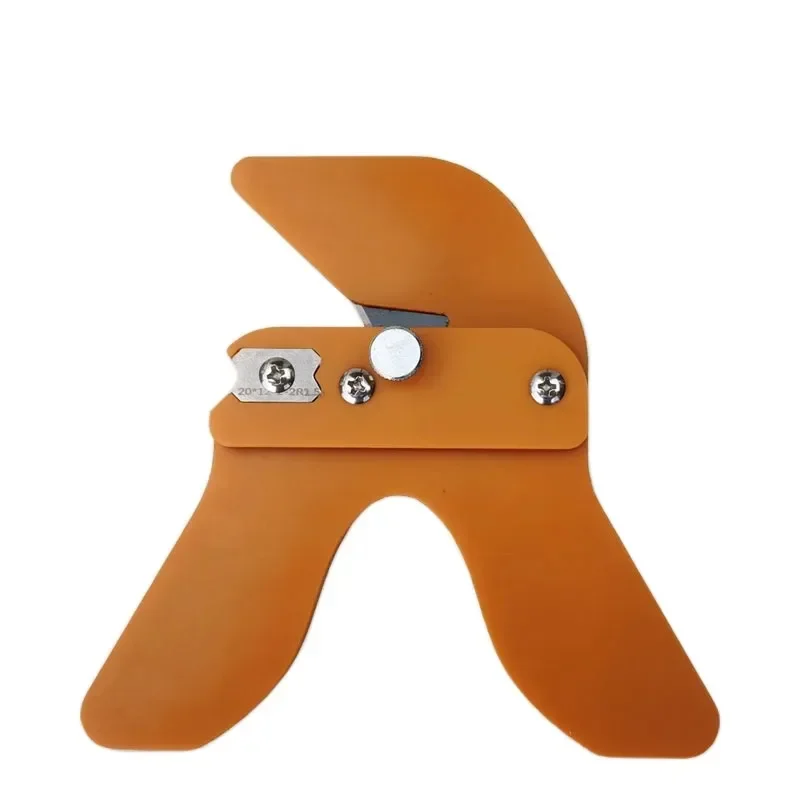 Trimming Blade Arc Straight Edge Banding Strip Scraper Board 2 in1 PVC Manual Edge Trimmer Deburring Woodworking Tool