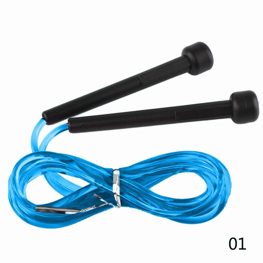 Corde à sauter réglable, en PVC Transparent, , exercice physique: Bleu