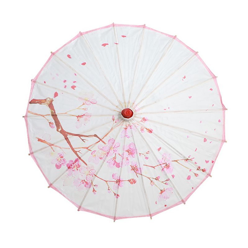 Women's Rain Umbrella Chinese Umbrella fengshui Silk Dance Japanese Decorative Bamboo Umbrella Oil Paper Umbrella parasol: A4
