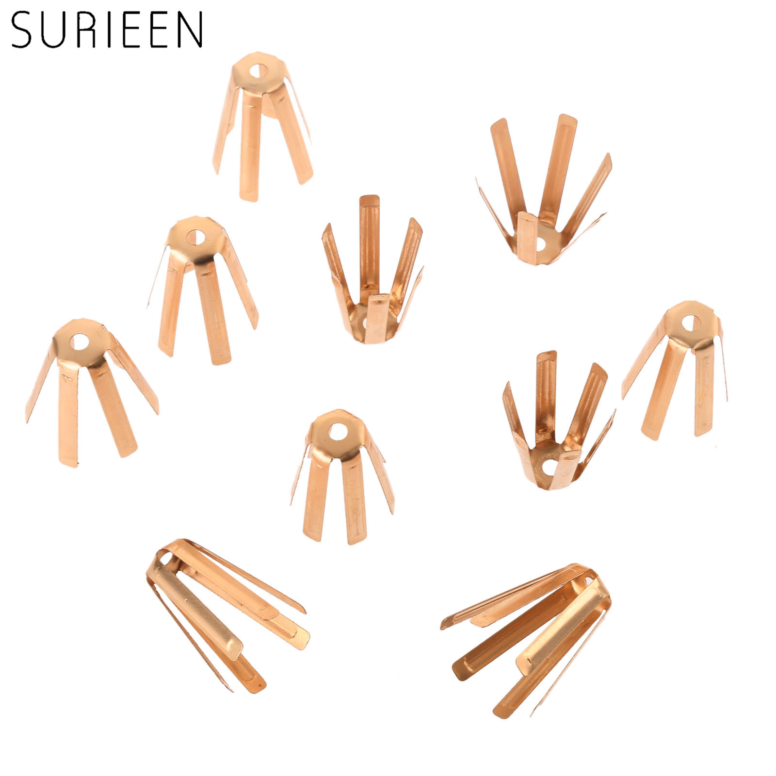 Surieen universal 10 st mässing golfadapter spacer shims fit 0.335 0.350 golf shaft shim adapter golfklubba skaft tillbehör