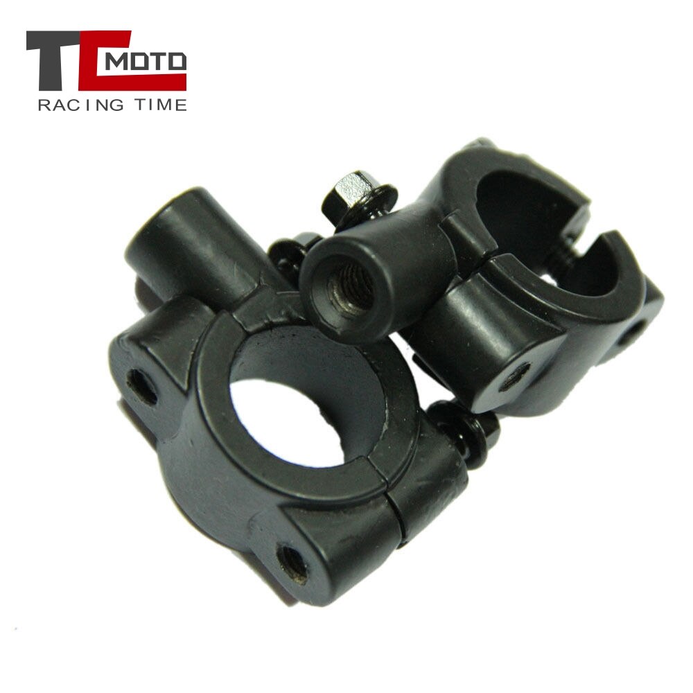 22mm M8 M10 Motorcycle Mirror Adapter Mount Holders Bracket Clamp For Motorbike Handlebar Moped Dirt Pit Bike ATV Quad 4 Wheeler