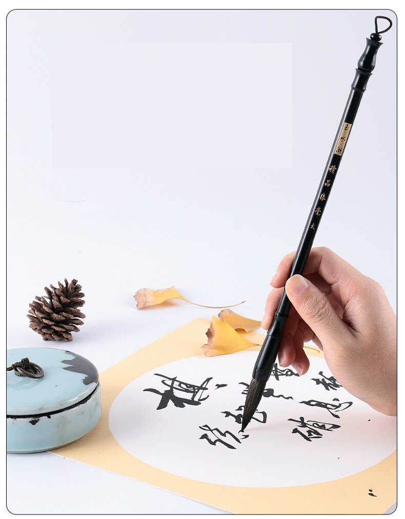 3pcs/Set Traditional ChineseCalligraphy Brush Pen Weasel Multiple Hair Art Brush Calligraphy Painting Practice Writing Brushes