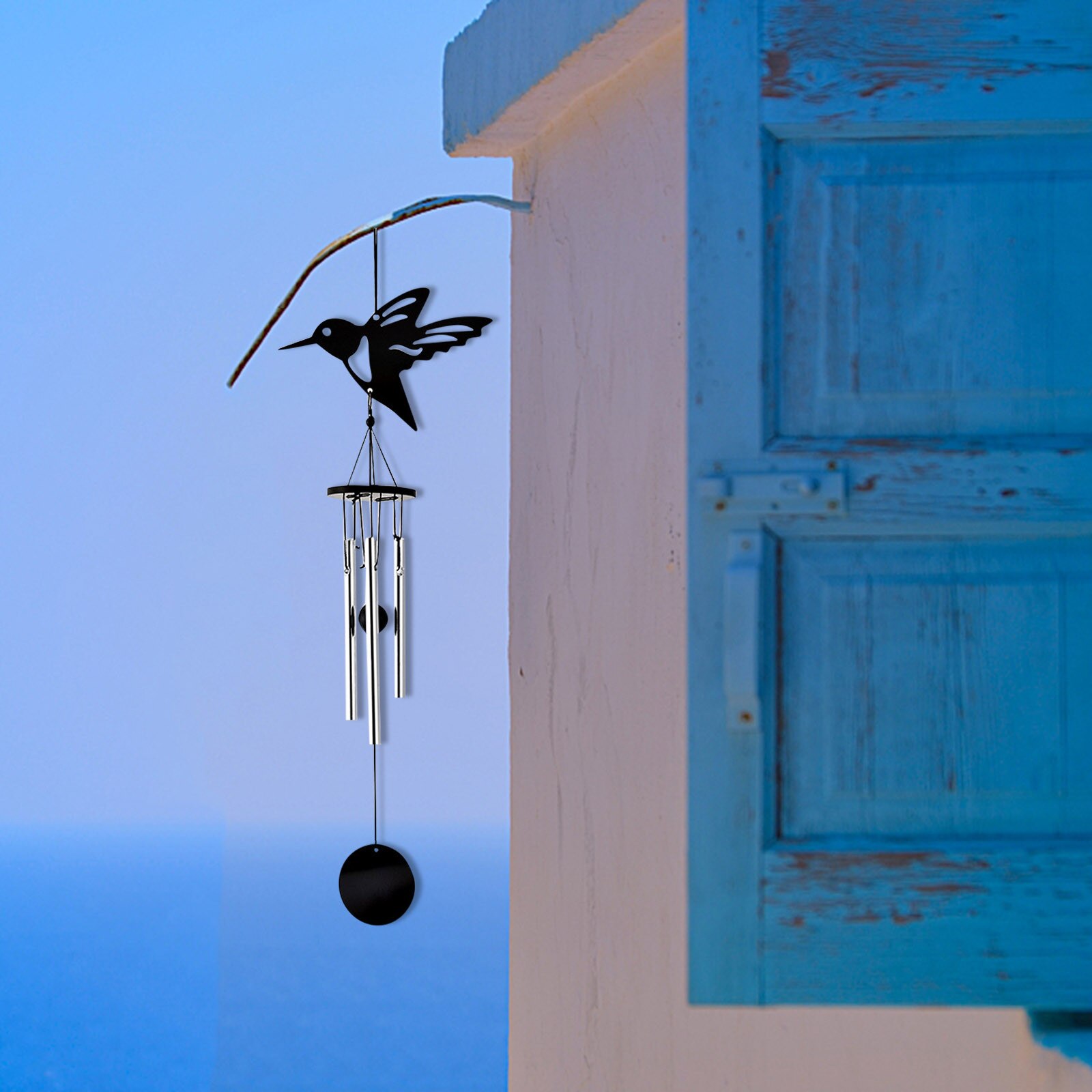 Outdoor Living Vogel Vorm Windgong Yard Tuin Klokken Houten Wind Chime Wall Opknoping Home Decor Decoratie Windgong # t2P
