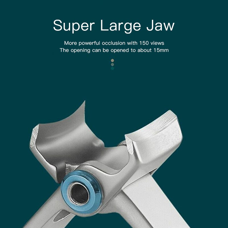 1 stk beskyttende tå negleklipper rotasjon anti-sprut tå negleklipper tang klipper tunge nail art manikyrverktøy