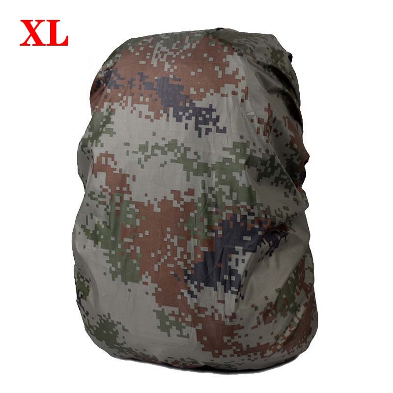 Camouflage Rugzak Cover Waterdichte Stof-weerstand Rugzak Cover Voor Outdoor Travel Wandelen Camping Klimmen bag: Digital-XL