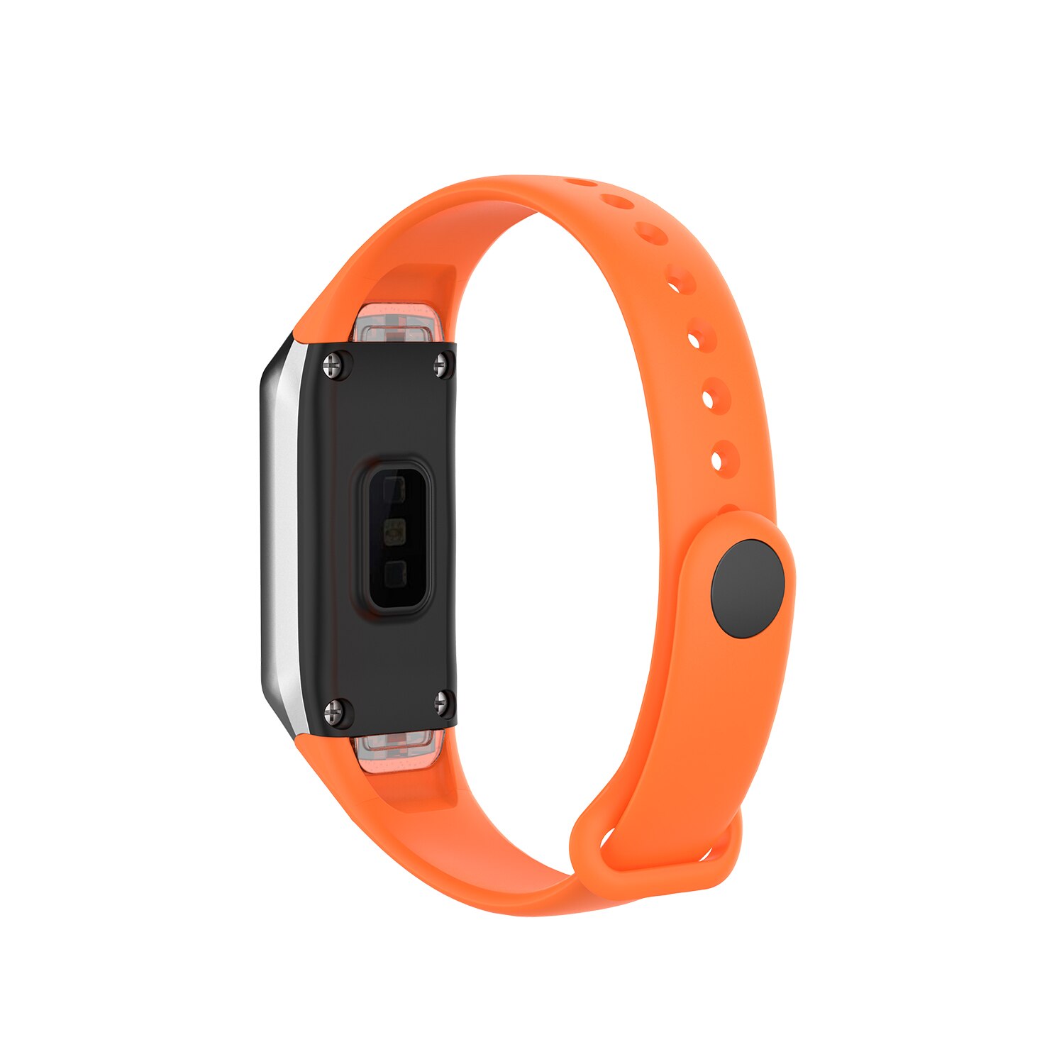 Siliconen sporthorlogebandjes, polsbandje voor samsung galaxy fit sm -r370, slimme armband, horlogebandje accessoires: Oranje