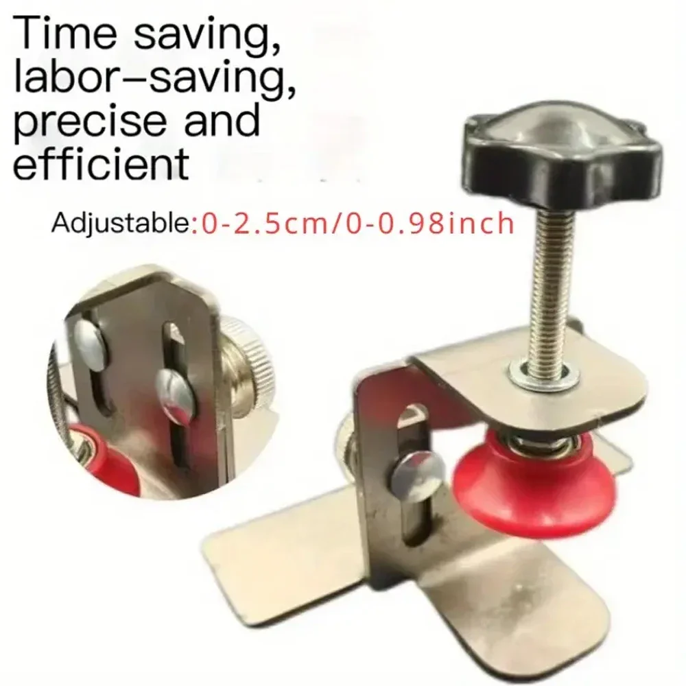 Montering av skapdørposisjonering skapramme skjult dør rustfritt stål husholdningsmonteringsjigg treverkverktøy: Gull