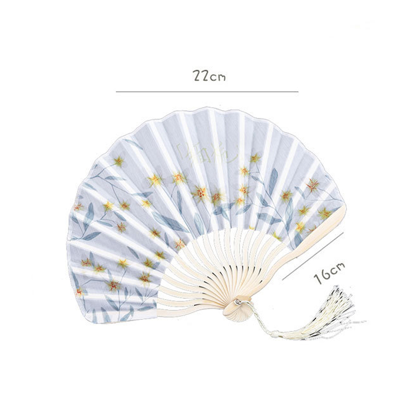 Chinese Classic Folding Fan Hand Held Fan Bamboo Paper Folding Fan Party Wedding Decor Vintage Portable Dance Folding Hand Fans
