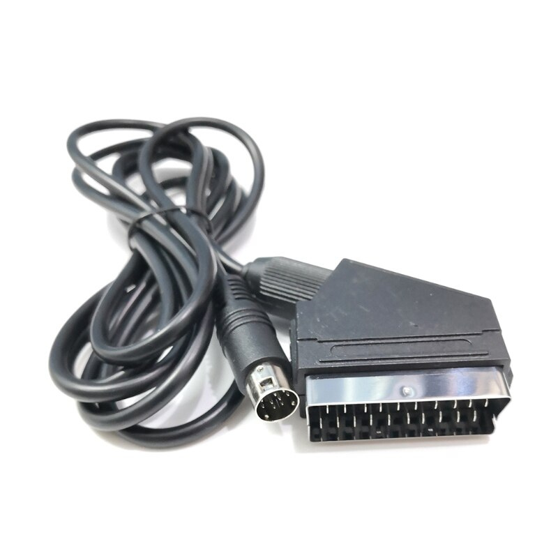 1.8m RGB Scart Lead cable for sega -Mega Drive 2 -Genesis MD2 RGB AV Scar M76A