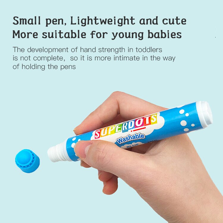 Bolígrafo de Graffiti para niños pequeños, rotuladores mágicos de colores al azar, SUPER DOTS, para escritura artística y pintura, 3 uds.