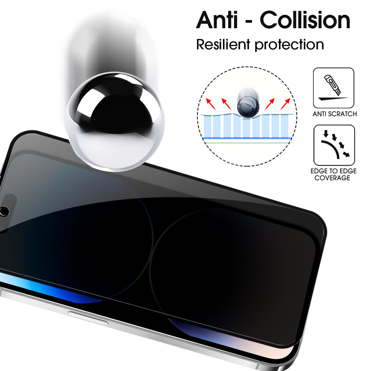 for iPhone 17 17Air 17Pro Max Privacy Screen Protector Anti-spy Tempered Glass Protective Glass For iPhone17 Air Pro Max 17pm