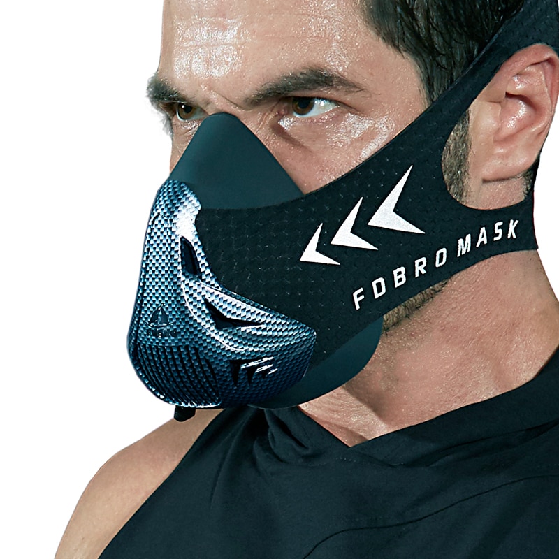 Fdbro sport løbemaske træning fitnesscenter træning cykling elevation cardio udholdenhed vejrtrækning stor højde konditionering sport maske