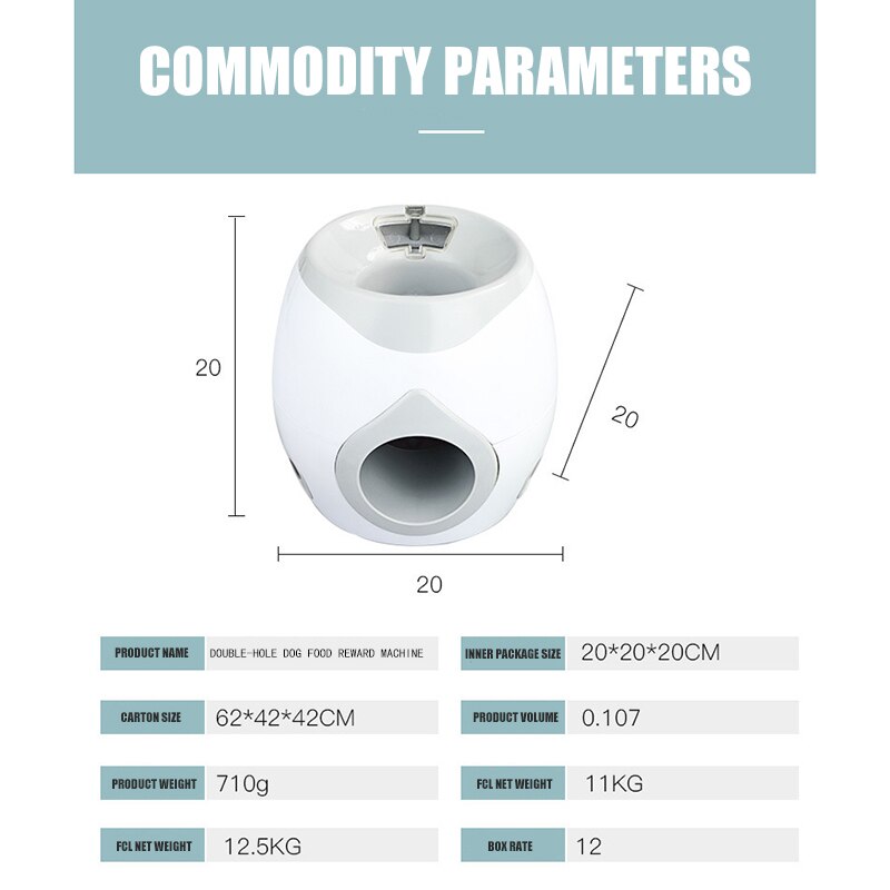 Dog Training Toy Automatic Pet Feeder Tennis Awards Machine Interactive Pet Ball Toys Food Reward Launcher Slow Feeder For Dogs