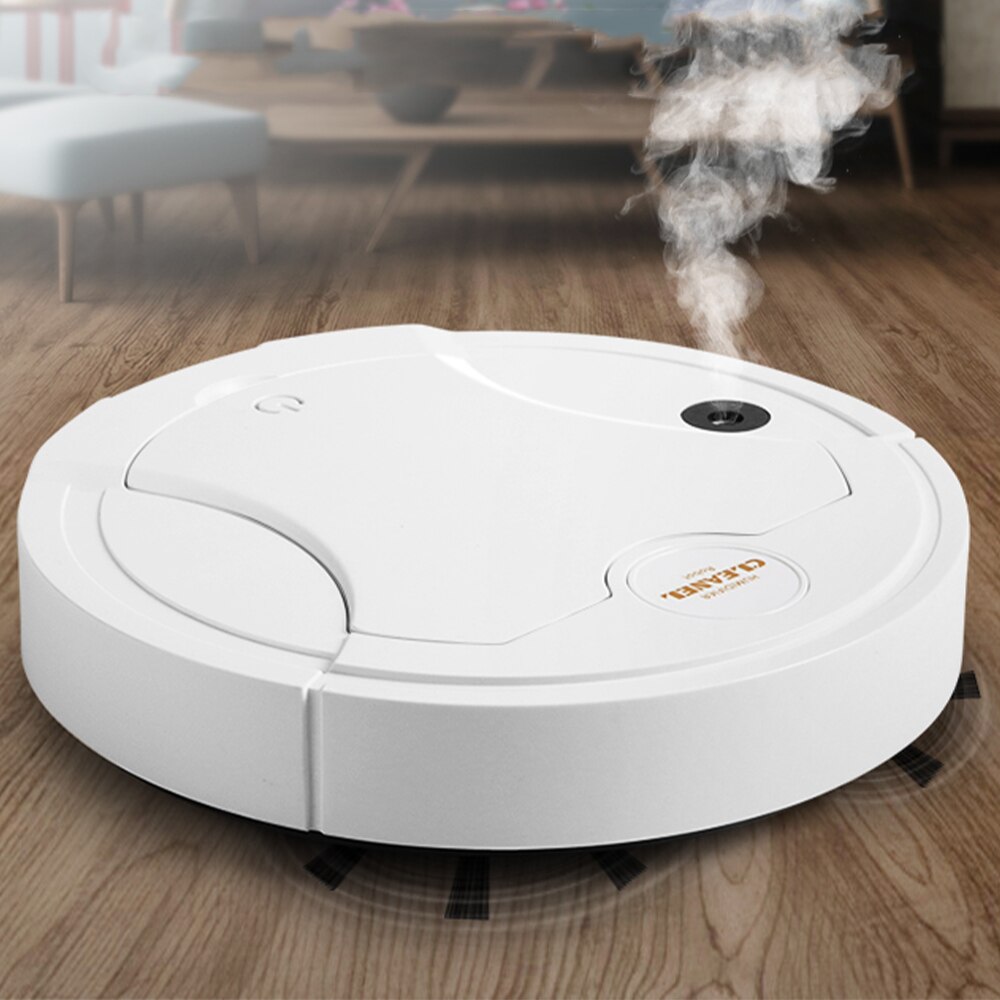 Smart Sweeping Robot 5In1 Sweeping Machine USB Charging with UVC Spray Disinfection Humidifier Home Multifunction Cleaning Tools