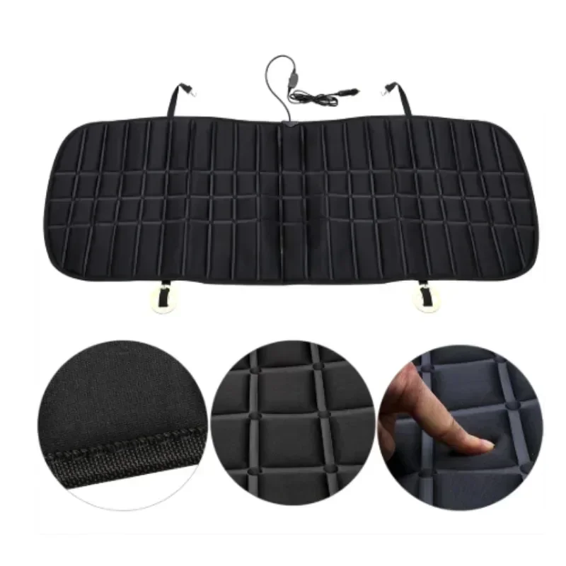 Juste de siège de voiture automatique métropolitaine, coussin de siège arrière, coussins chauffants, coussins chauffants, polymères de siège chauffants automatiques, coussin chauffant électrique, 12V