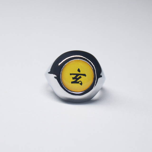 Anillo luminoso de Cosplay de Naruto de Anime japonés, anillo Akatsuki, accesorios de anillo para hombre, accesorios de decoración para dedo, Anillos Akatsuki Itachi: Multicolor