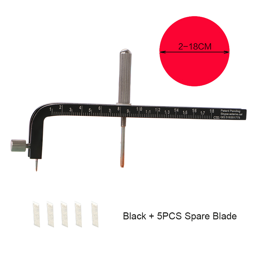 Cortador de círculo de aleación de aluminio, cortadora de papel, herramienta escolar para cortar papel fotográfico