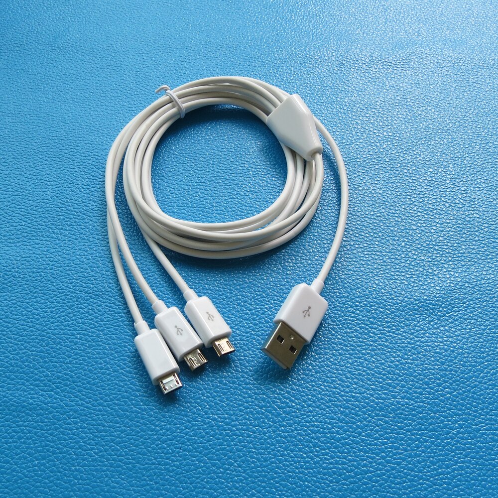 24AWG 2meter 6ft 3 in 1 Micro USB charge cable good