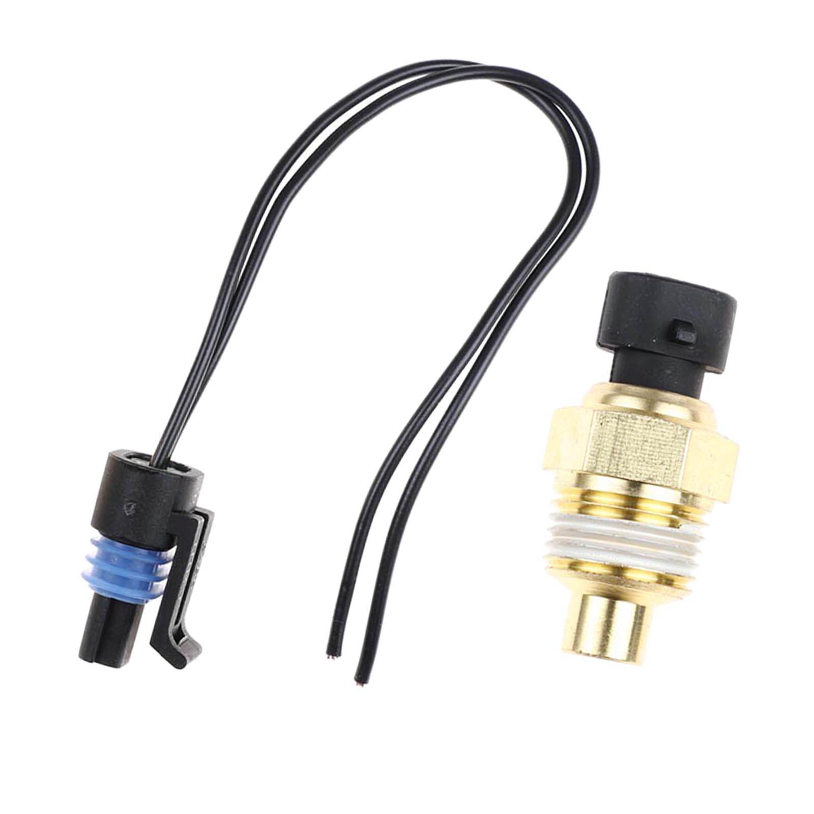 2Pin Auto Koelvloeistof Temperatuur Sensor Plug Elektronische Connector Kabelboom Pigtail Compatibel Met EOS Golf Jetta A4 Passat 1K0 973 202 (Color : 2P Wire Harness, Size : 5 Sets