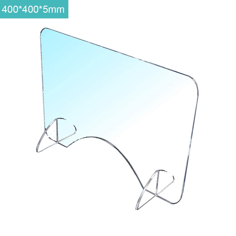Sneeze Guard Shield Acrylic Countertop Shield Clear Sneeze Guard For Resume Work Health Protection Of Employees And Customers: 4004005mm