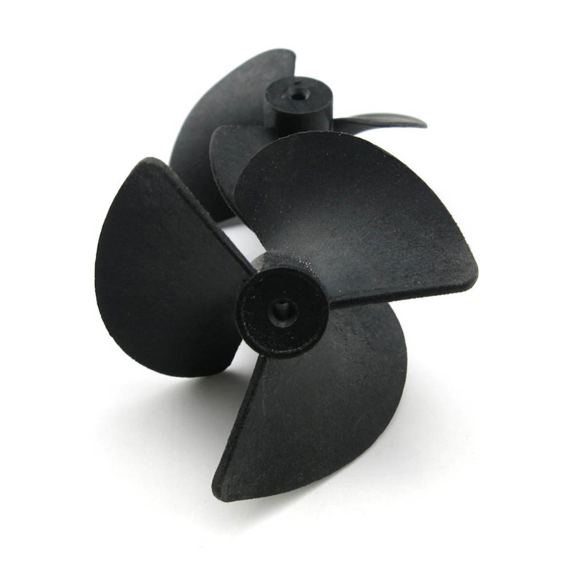 Hélices professionnelles à 3 pales avec trou d'arbre 2mm, en Nylon Durable pour bateau, en plastique en forme