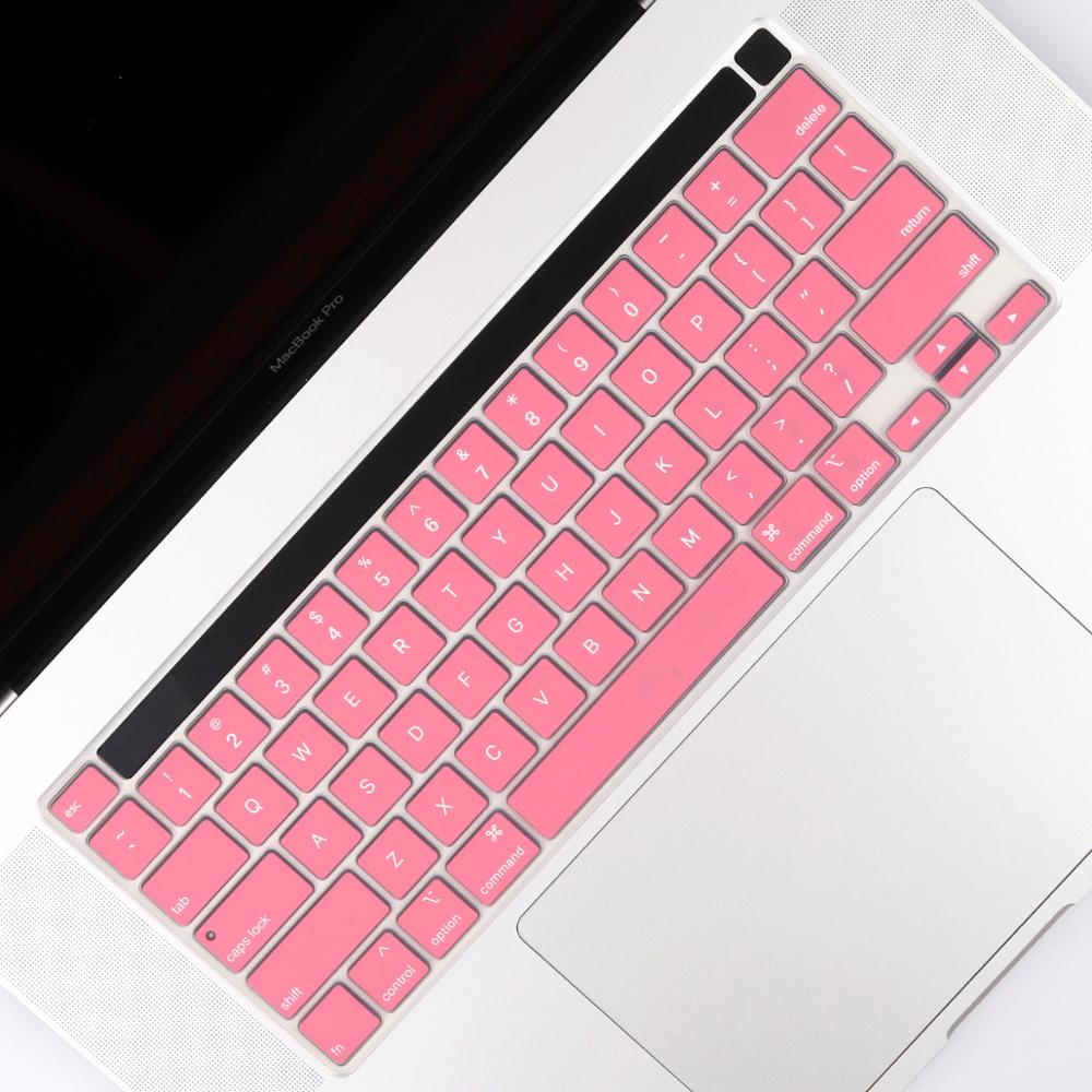 Gradient Farbe Tastatur Abdeckung für MacBook Profi 13 zoll Modell A2289 mit berühren Bar & berühren Ich würde Tastatur Haut Film Schutz: Rosa