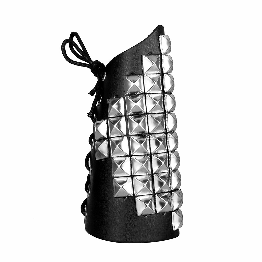 Steampunk Schnürsenkel hoch Einstellbare mittelalterlich Punk Radfahrer Armbinde Radfahrer Armschienen