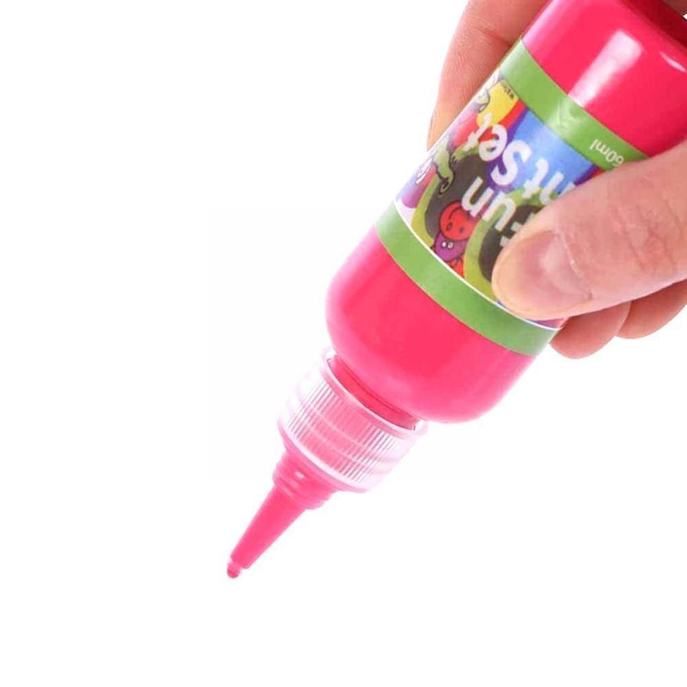 12 Color 60ml Watercolor Paint Kindergarten Children Supplies Diy Paint Finger Art Paint/ Painting Wash D2m3