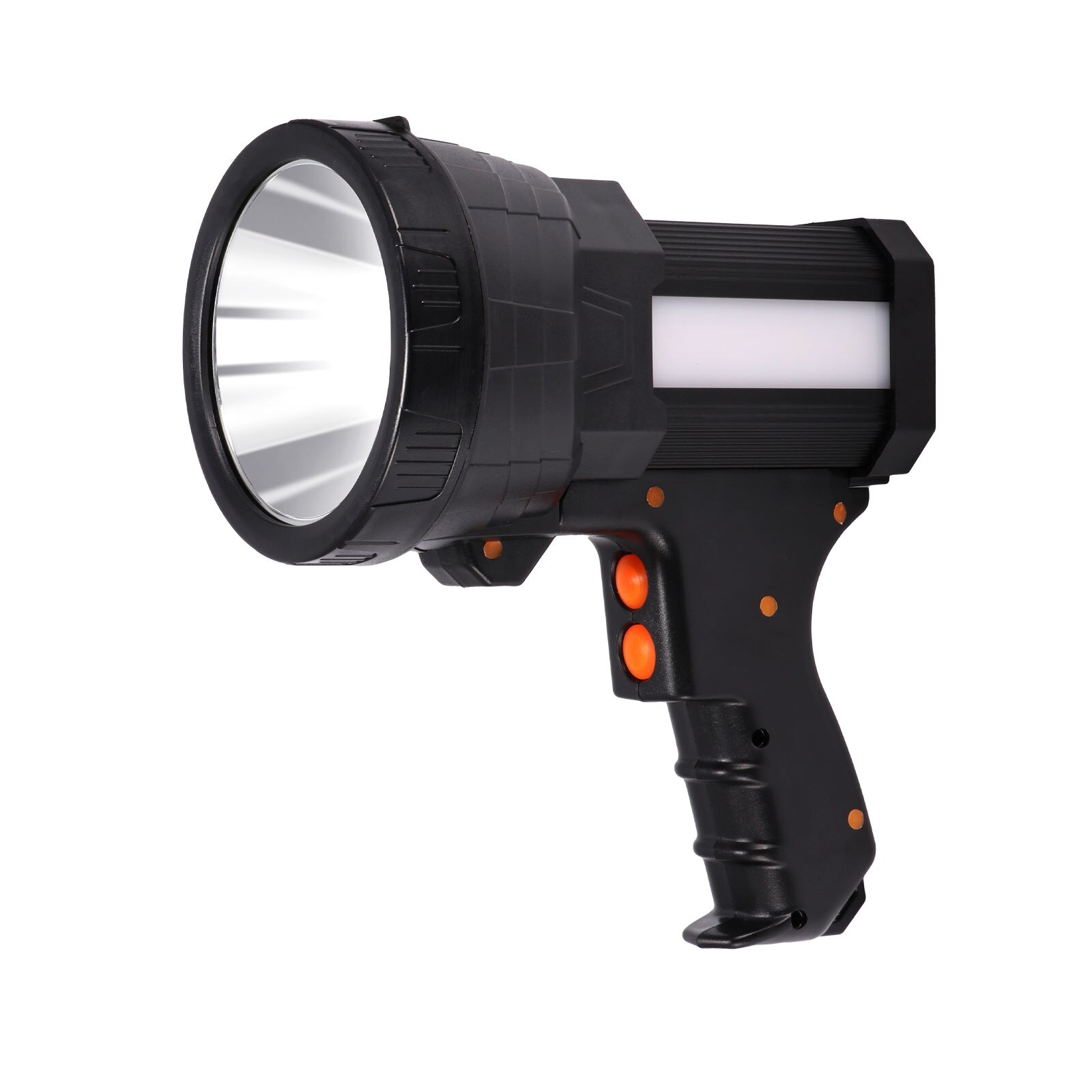 Super Bright Powerful USB LED Flashlight Searching Torches Night Light Lamp Hand Camping Lantern Rechargeable Battery 9600mAh: B