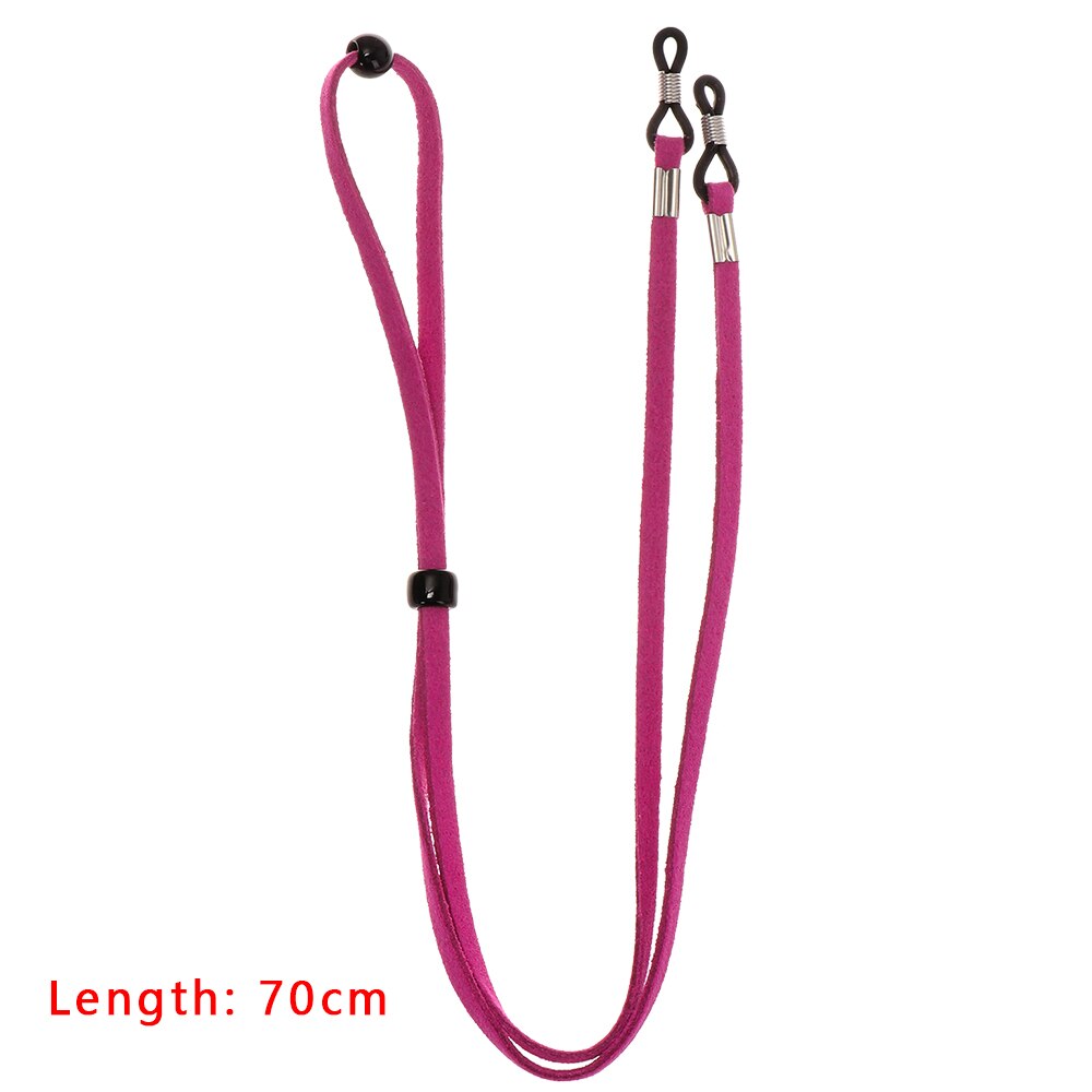 1pc verstelbare, antislip leesbrillen met bevestigingsdraad, anti-verlies gezichtsmaskerkoorden, comfortabele zonnebrilketting