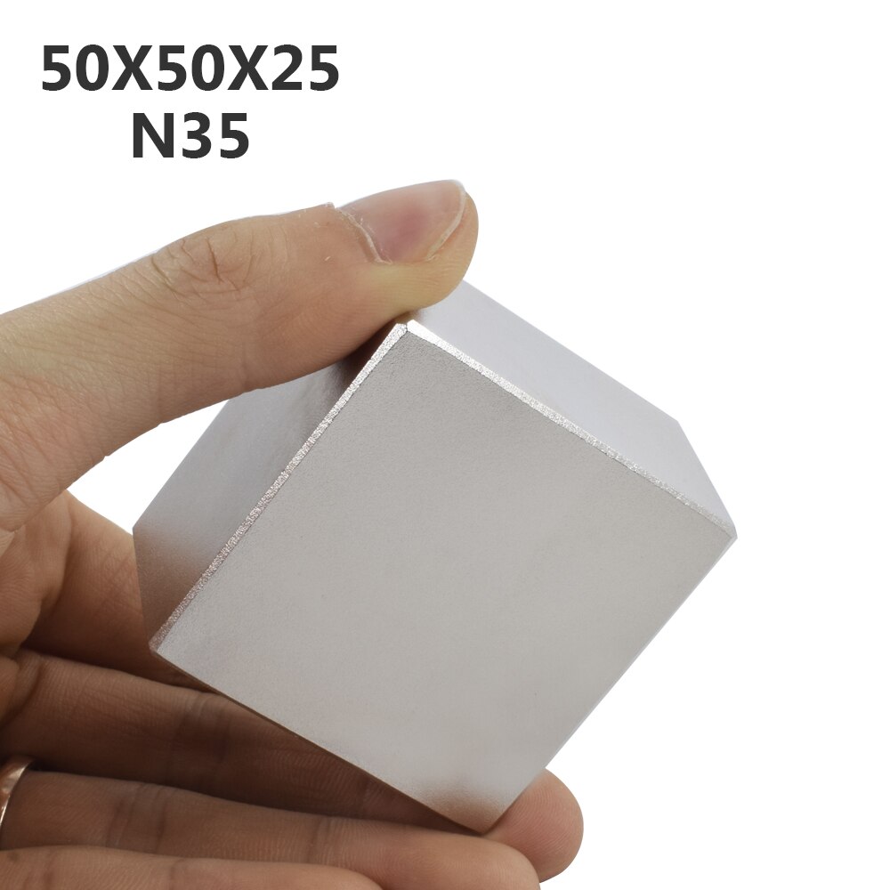 1pcs N52 50x50x30 mm block Strong Rare Earth Neodymium Magnets 50*50*30 mm Permanent super powerful neodymium magnet