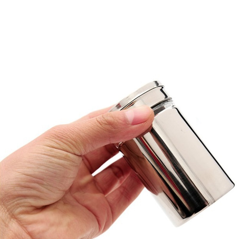 Aço inoxidável spice jar sal açúcar tempero pimenta shaker tempero pode com cobertura rotativa churrasco spice armazenamento garrafa ferramenta de cozinha