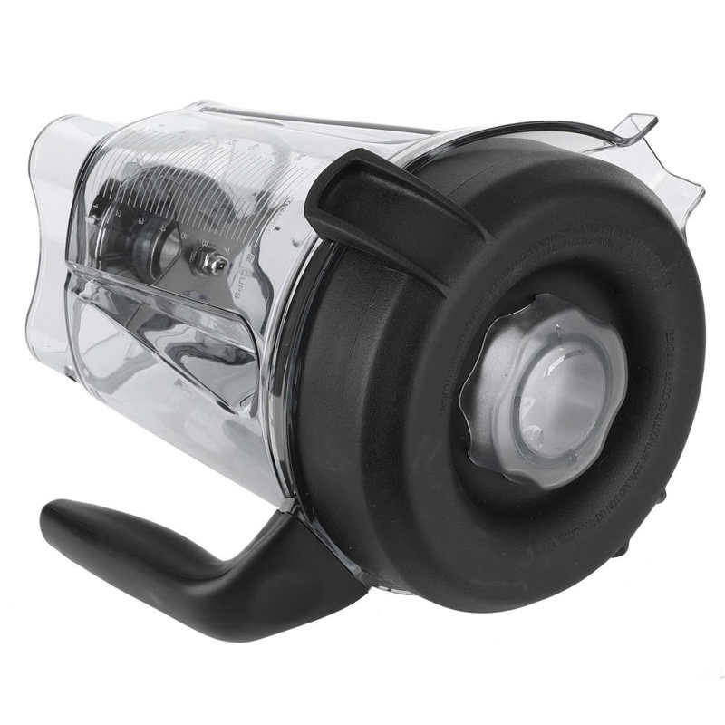 Recipiente transparente para licuadora de alimentos de 2L, con tapa de hoja, accesorios de repuesto para contenedor de Vitamix, vaso de batidora de 64oz