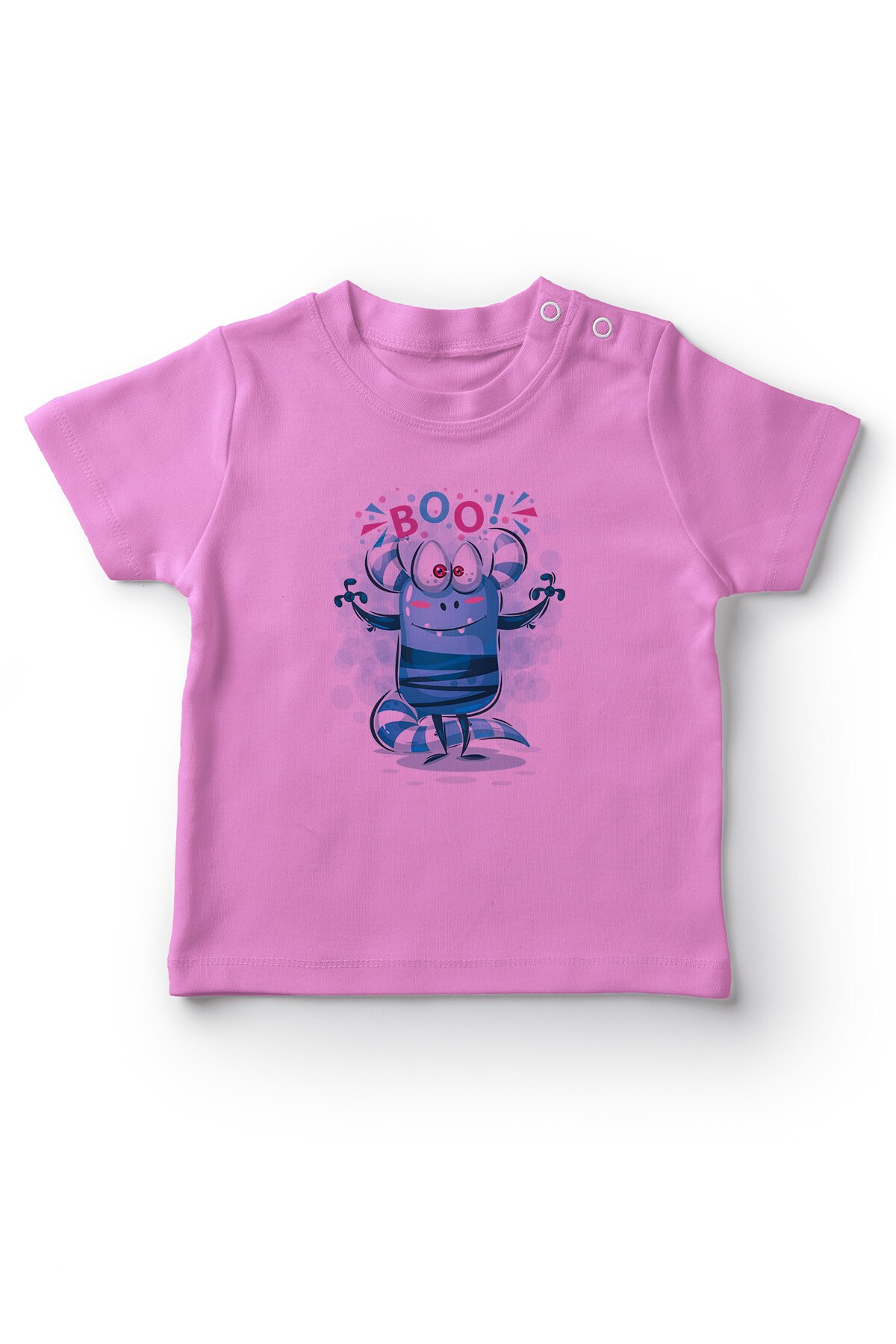 Angemiel Baby Korkutan Unicorn Cute Monster Girl Baby T-Shirt Pink