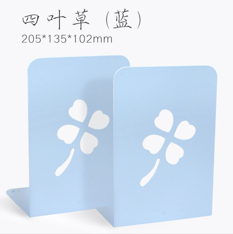 2PCS/Pair pattern Bookends Metal Book Holder Book ... – Vicedeal