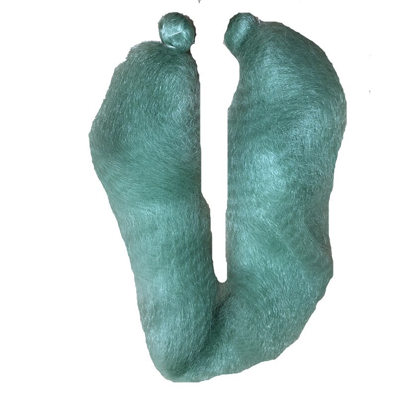 Línea de malla semiacabada de 0,11mm, profundidad viscosa, 1m, red de pesca única, red de pesca, Visnet Rede Epuisette para La Peche