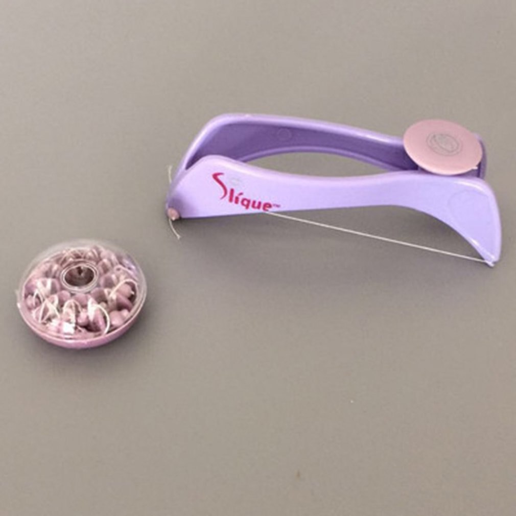 Women Plastic Cotton Modern Hair Facial Body Removal Threading Threader Epilator System Slique Tools