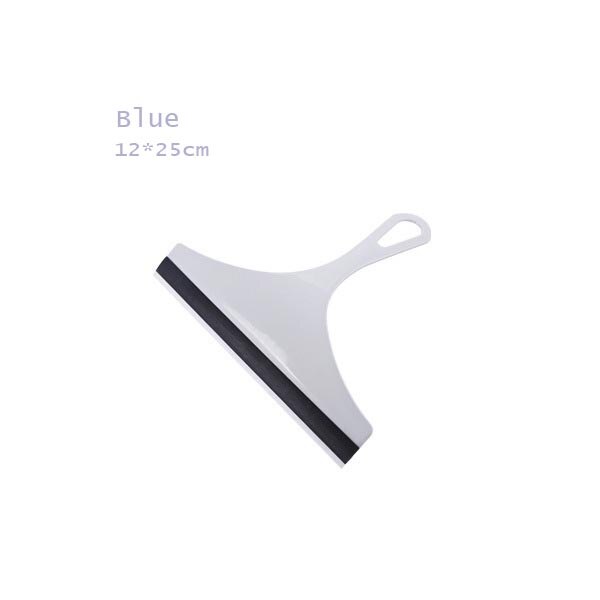 Effective Plastic Glass Cleaner Windows Brush Washing Car Scratch Cleaner Tablet Window Glass Shower Bathroom Squeegee Tools: Blue