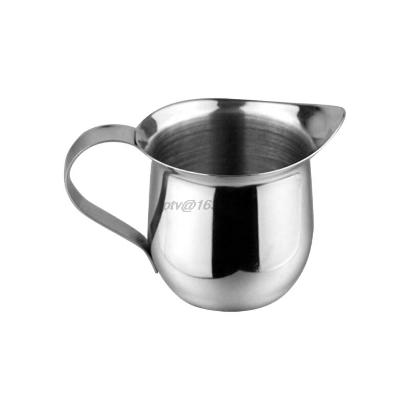 Ruostumaton teräs maito kahvi latte vaahdotus taide kannu kannu muki kuppi keitin keittiö askartelutyökalu: 90ml