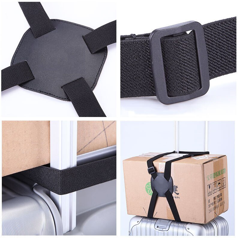 Elasticità bagaglio cintura borsa da viaggio parti valigia cintura fissa carrello accessori di sicurezza regolabili forniture prodotti HW664