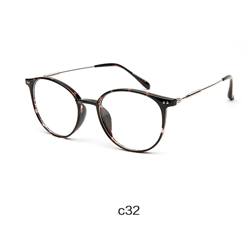 Acetate Unisex Solid Alloy Glasses Frame Women Pre – Grandado